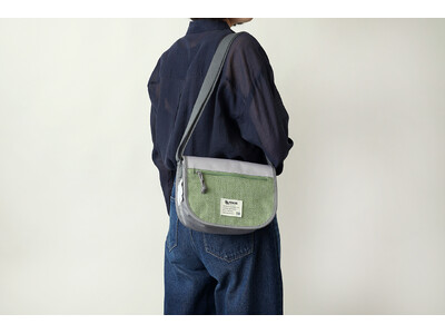 【moz(モズ)】春の新色！大人気メランジシリーズに、心躍る「グレー×グラスグリーン」が新登場！春のお出かけは機能派ミニショルダーでもっと身軽に。