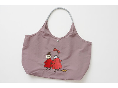 【ムーミン】新登場！姿が見えない女の子「ニンニ」＆「リトルミイ」が立体感のある繊細な刺繍に。15Lの大容量でわずか130g、驚きの軽さと可愛さを両立したナイロントートバッグが新生活の相棒として誕生！