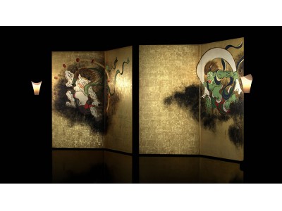 東京国立博物館と凸版印刷、尾形光琳筆「風神雷神図屛風」VR上演 企業