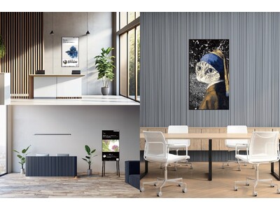 TOPPANと障がい者アート協会、障がい者アーティストの作品をデジタルサイネージに配信する「可能性アート...