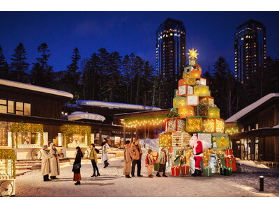 【リゾナーレトマム】今冬は「クリスマスマーケット」を初開催！ 牧草や牛乳瓶で飾る、高さ約6mのツリーがシンボルの「ファームクリスマス」開催