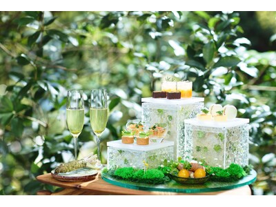 【リゾナーレ熱海】静岡が誇る「水わさび」の新たな美味しさを発見する「水わさび香る新緑のアフタヌーンティー」提供