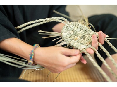 【界 由布院】手業のひととき「わずか7名の作り手が守り継ぐ“幻の素材”七島藺（しちとうい）に触れる～オリジナルバック制作体験～」開催