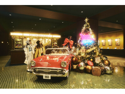 【1955 東京ベイ】ネオン輝くツリーから限定バーガーまで！コーラがテーマのオールドアメリカンなクリスマスイベント「OLDIES COLA HOLIDAY 1955」今年も開催