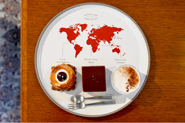 ダンデライオン・チョコレート ショップ＆カフェ伊勢外宮に、カカオの個性を味わう特別なスイーツセット「伊勢シェフズテイスティング」誕生
