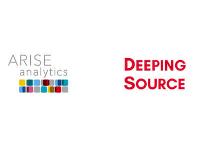 ARISE analytics、「KDDI Open Innovation Fund 3号 AI Fund Program」の出資先であるDeeping Source Inc.との協業を開始