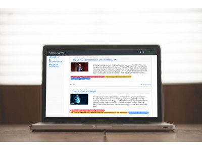 人工知能搭載、欲しい海外情報が自動で集まってくるグローバル対応法人向けニュースキュレーションAIサービス「NEWS AI SEARCH（ニュース エーアイ サーチ）」