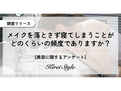 メイクを落とさず”寝落ち”してしまうことはある？女性2,000人に調査実施！