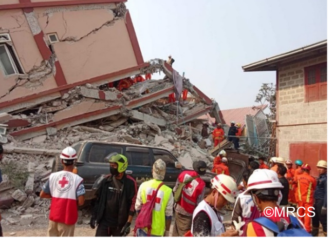 ６月30日（月）14：00～　ミャンマー地震から３か月　赤十字の活動報告会