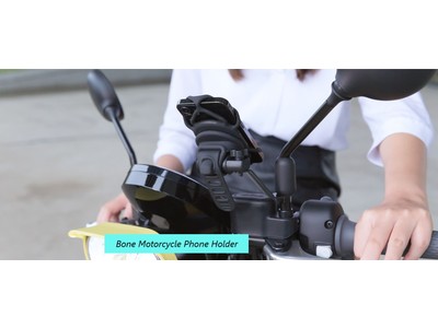 新発売 Bone 原付・スクーター用 スマホホルダーキット【Motorcycle Phone Holder】：デリバリーや営業回り、ちょっとした遠出も便利にサポート