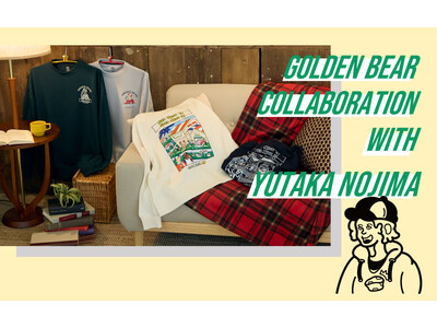 Golden Bear meets YUTAKA NOJIMA コラボレーションスウェットを発売