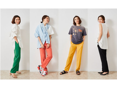 パーソナルスタイリスト 大日方久美子さん × STORY コラボレーション  カラー美脚パンツを発売