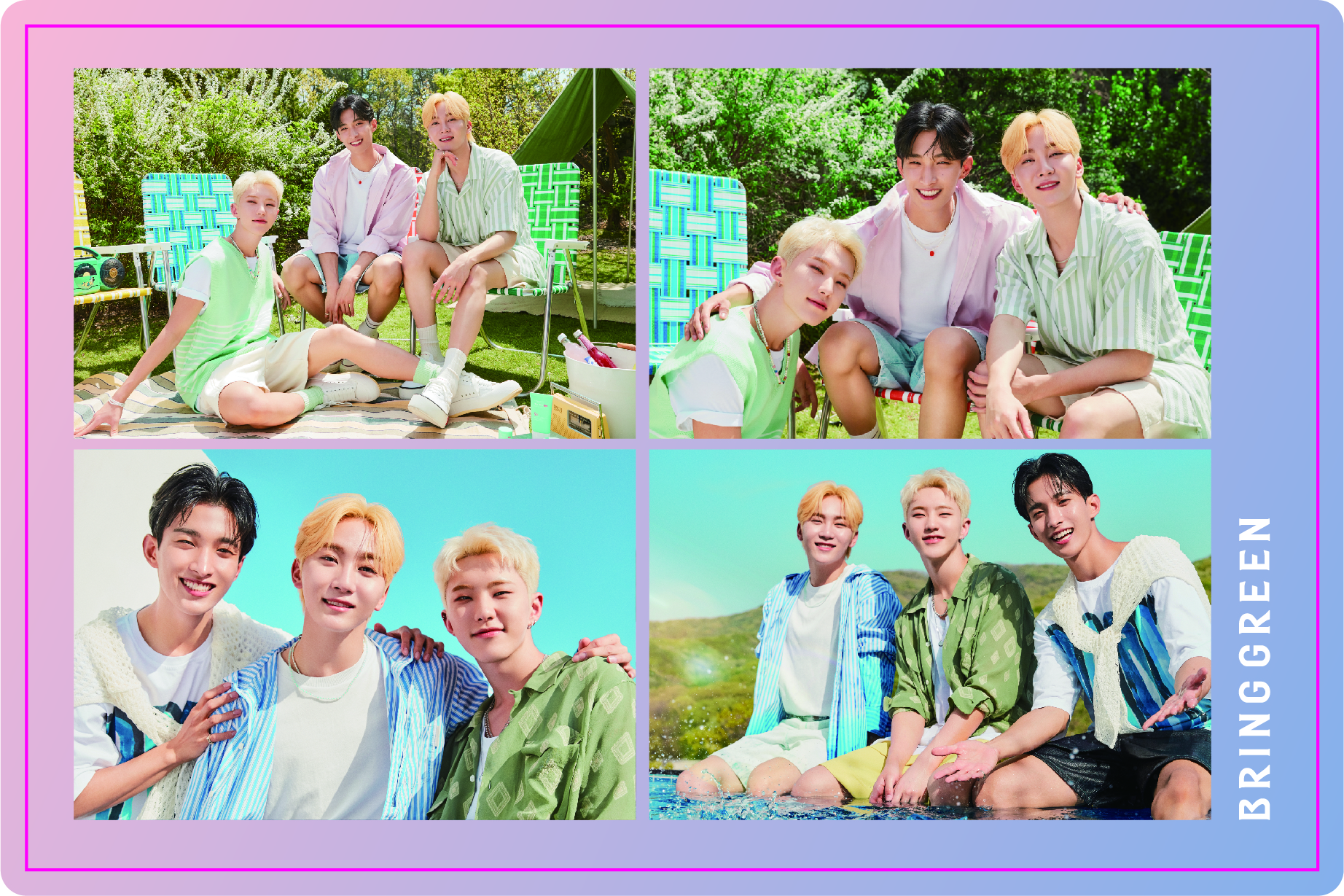 「SEVENTEEN」HOSHI, DK, SEUNGKWAN の NEW特典フォトステッカーが当たる！韓国スキンケア「BRING GREEN」が最大割引52％の限定キャンペーン！