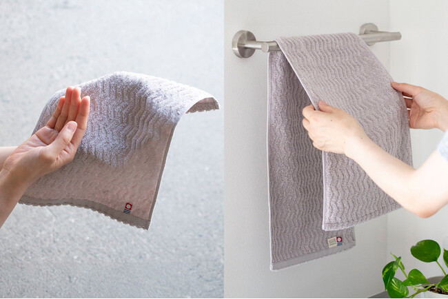 暮らしをもっとスマートに。絶妙なサイズ設計の今治タオル「slim towel（スリムタオル）」が新発売｜トランパラン