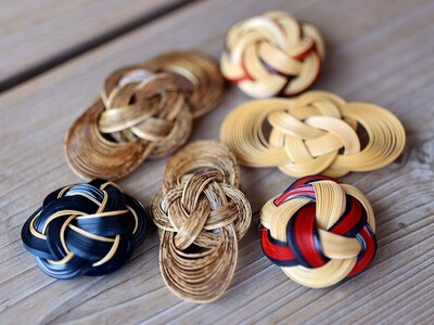 【限定販売残りわずか】羽田空港展示の特別作品、60年前の技法で蘇る一点物の竹ブローチ販売中