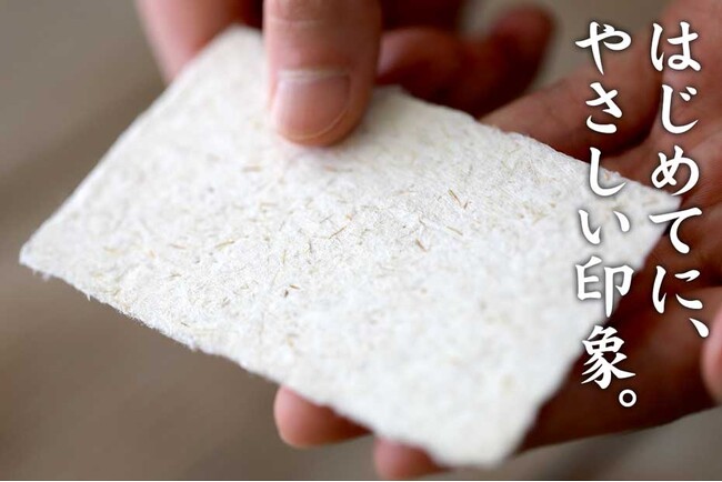 【数年ぶり復活】高知で育つ特別な虎竹から生まれた「虎竹和紙名刺」100枚セットが待望の再登場