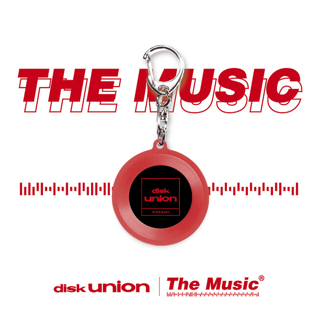 「The Music × diskunion ミュージックキーホルダー」のコラボ第二弾! 鮮やかなレッドのクリアカラーヴァイナルverが登場!