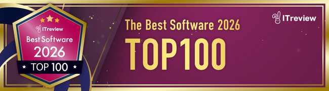プレスリリース「【TOP100に加え新部門を創設】ユーザーレビューをもとに選出した年間アワード「ITreview The Best Software in Japan 2026」」のイメージ画像