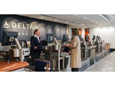 デルタ航空、デルタ・ワン専用チェックイン施設を全てのハブ空港に設置