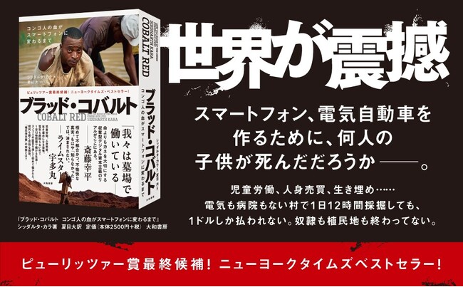 プレスリリース「ピュリッツアー賞最終候補作が描く深刻な搾取の実態とは…?!『ブラッド・コバルト』発売（10/8）。」のイメージ画像