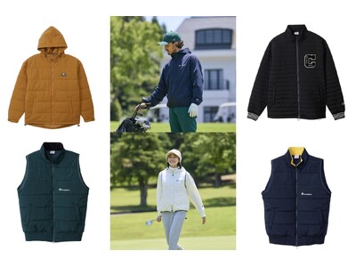 チャンピオン、優れた保温性と洗練されたデザイン性を兼ね備えたスポーツ＆ゴルフウェアの新作アウターが登場