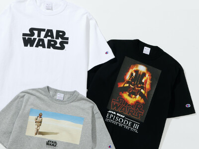 チャンピオン、「STAR WARS」の直営店舗限定Tシャツを発売