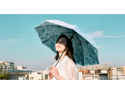 遮光率・UVカット率100%、撥水、耐風設計※のトリプルブロックを実現！晴雨兼用日傘「ハニカム断熱パラソル」新モデルを販売開始