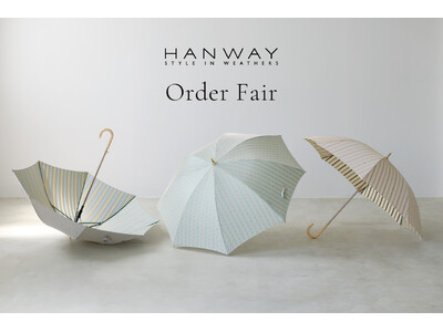 世界にひとつ、自分だけの雨傘を。HANWAYが阪急うめだ本店でオーダーフェアを開催