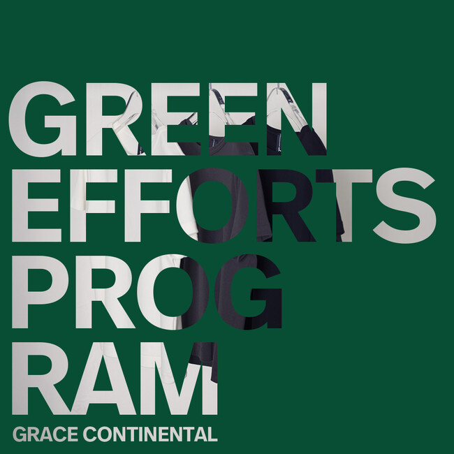 「GRACE CONTINENTAL GREEN EFFORTS PROGRAM」７月１日（火）からスタート～環境・社会貢献活動の一環として全国の店舗で衣料品を回収～