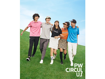 POPなカラーリングとユーモラスなグラフィックでゴルフシーンを盛り上げる新ゴルフコミュニティーブランド 『PW CIRCULUS』 デビュー