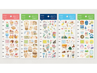 シール帳にぴったりの新仕様に進化。世界13組のクリエイターが集結した「世界のデザイナーズ PETシール BINDERFIT」を発売