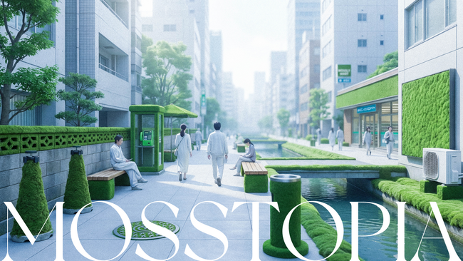 苔のユートピアをつくる「MOSSTOPIA」プロジェクトが2027年国際園芸
