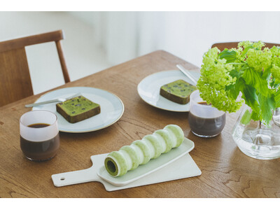 宇治茶の老舗・丸久小山園の抹茶を使用した初夏の旬菓「バウムクーヘンキュート(石臼挽き宇治抹茶)」4月17...