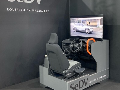 ビーライズはマツダE＆T様より委託を受け、手動運転装置付き「MX-30 SeDV」ドライビングシミュレーターのソフトウェアを開発しました。