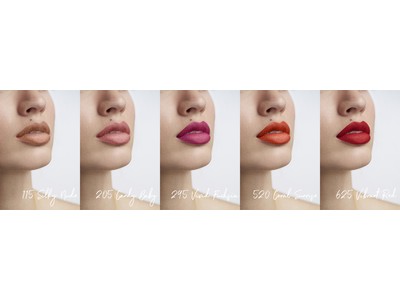 3月22日発売の「ザ・オンリーワン ラスティングマットカラー リップスティック」マカロンをイメージした新色5色のスウォッチを公開。#ドルガバコスメ