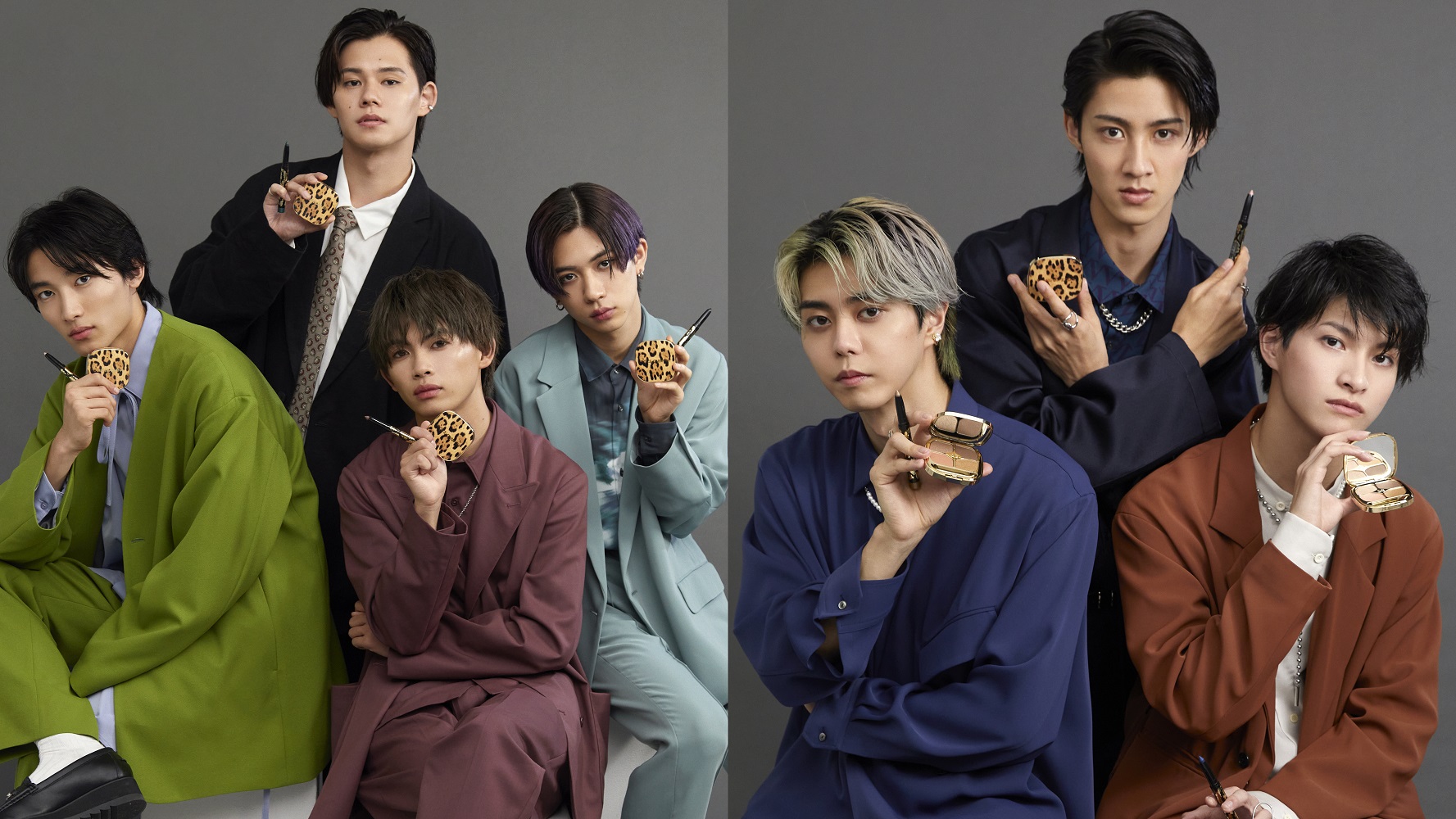 素の美しさを際立てるアイ＆リップメイクでEBiDANの選抜メンバー7人が変身！ ＃ドルガバコスメ