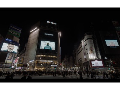 ビズリーチ協賛の映像作品が渋谷スクランブル交差点をメディアジャック