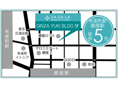 脱毛サロン「SASALA」銀座店は2019年1月4日にリニューアルOPEN致します