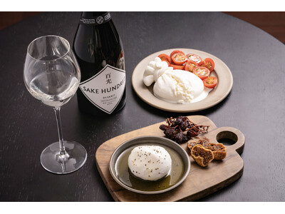 出来たてフレッシュチーズ×日本酒ブランド「SAKE HUNDRED」の『百光』限定ペアリングセット。抽選...