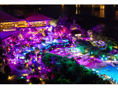 ゴールデンウィーク期間限定「瀬良垣ナイトプール」プレオープン