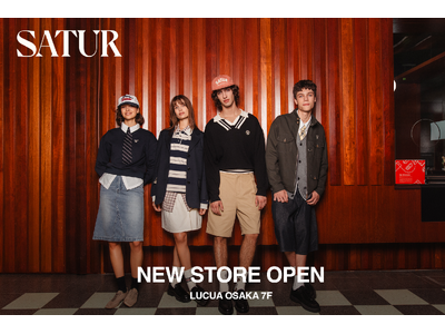 yutori、韓国ブランド「SATUR (セター)」の関西エリア初店舗を2/27(金)よりルクア大阪にオープン