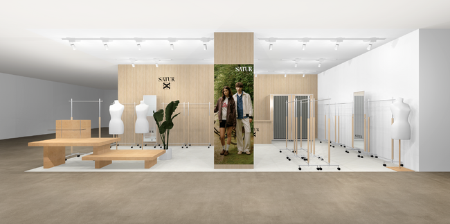 yutori、韓国発ブランド『SATUR』が京都初となるPOPUP STOREを9月4日（金）より京都高島屋S.C.［T8］1階にて開催