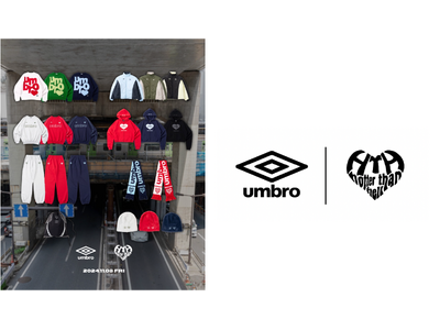 yutoriが展開するZ世代に人気のブランド『HTH』、フットボールブランド『umbro』との第二弾コラボレーションを発表