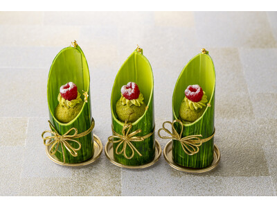 【ヒルトン東京】お正月に楽しむデザートや年始のおもたせに、門松をイメージした新作スイーツ「KADOMATSU」