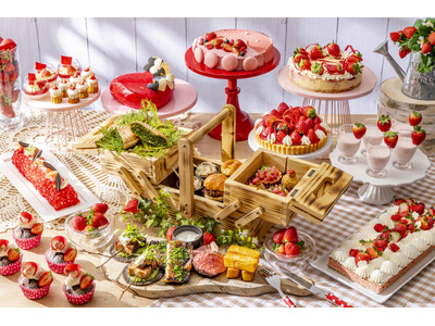 【ヒルトン東京】『ミートアフタヌーンティーwithストロベリースイーツビュッフェ』