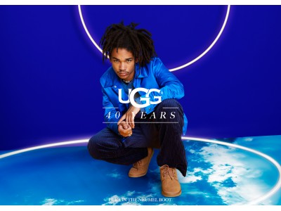 ファッションインフルエンサーで俳優のルカ・サバドが、UGG: 40 YEARS グローバルキャンペーンに登場