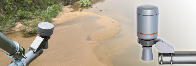 非接触で薬液や油も測れる電池駆動型「超音波センサー」を発売！