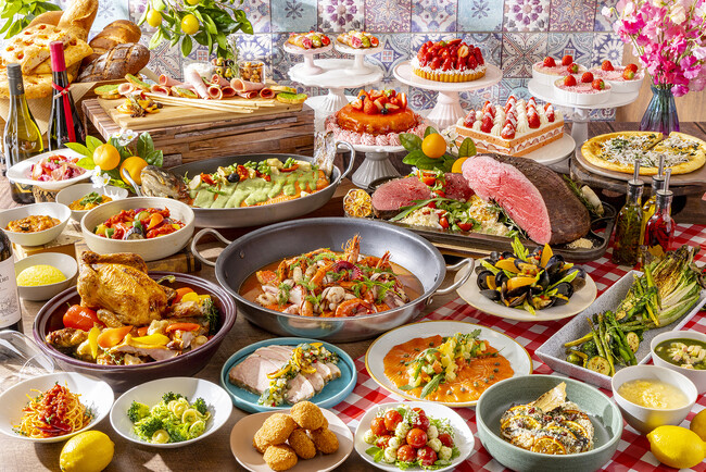 ヒルトン名古屋 スプリングランチ＆ディナービュッフェ～南イタリアの美食とストロベリースイーツ～