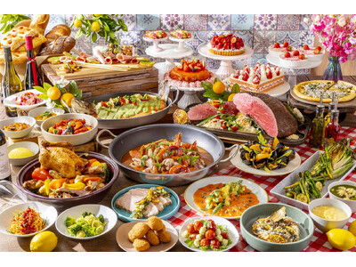 ヒルトン名古屋 スプリングランチ＆ディナービュッフェ～南イタリアの美食とストロベリースイーツ～