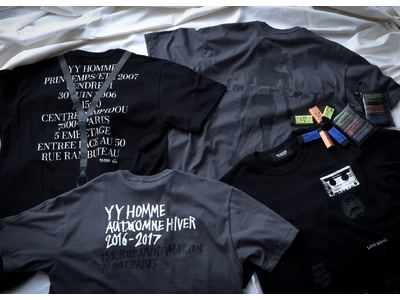 WILDSIDE YOHJI YAMAMOTO、インビテーションデザインをモチーフにしたTシャツシリーズ...